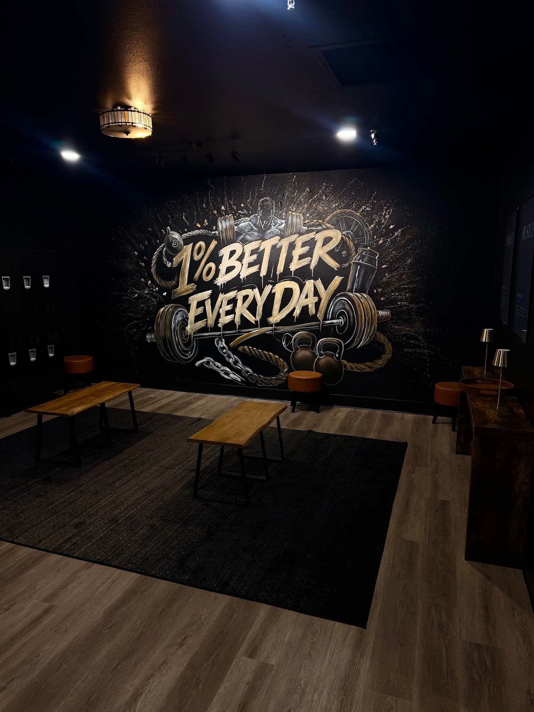1% Better Every Day mural