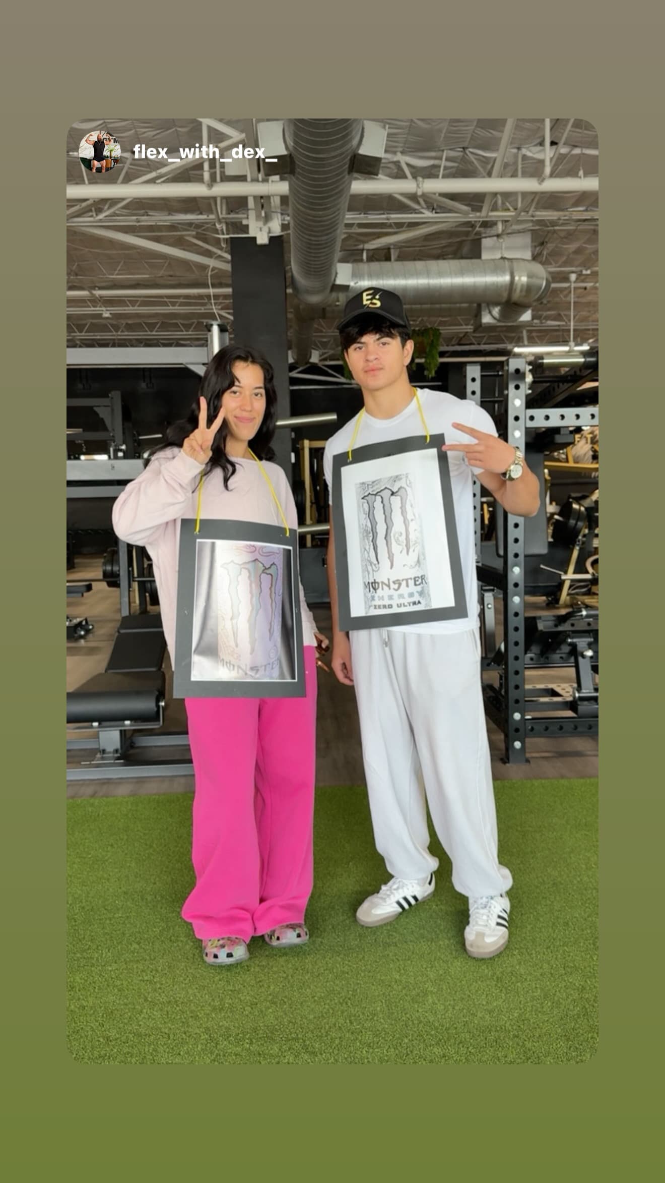 Mia & Leo at ES Gym